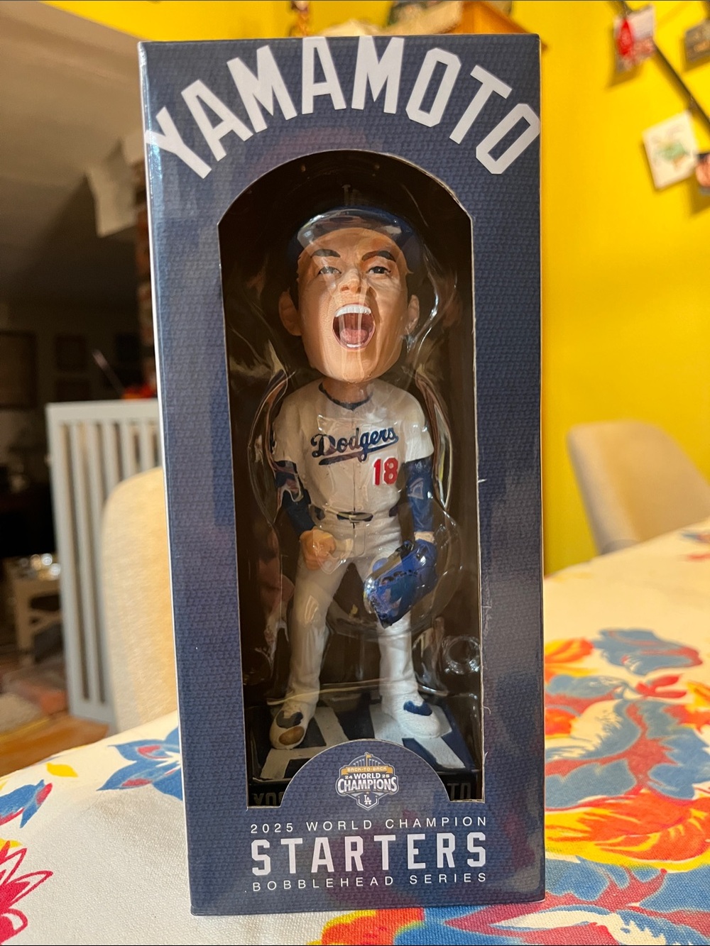 Yoshinobu Yamamoto Los Angeles Dodgers Bobblehead Starters Series #2 of 4